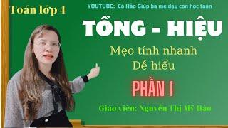 Tìm hai số khi biêta tổng và hiệu Phần 1 CƠ BẢN
