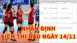 Nhận định lịch thi đấu ngày 14/11 giai đoạn 2 giải VĐQG 2024