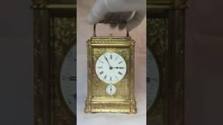 Fully Restored High Quality Grande Sonnerie Carriage Clock by Henri Jacot, c1870