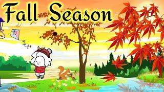 Fall/Autumn Season For Kids| Kids Learning| 4K video | @MSkidslearning