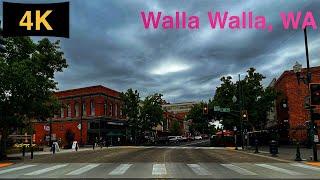 Downtown Walla Walla, WA Driving Tour in Fall 2023.