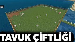 TAVUKLARI BİZZAT KENDİM ÇOGALTIYORUM | MİNECRAFT | MC | vadinin sahibi