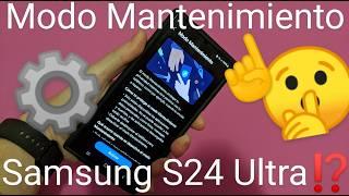 ️ Como ACTIVAR MODO MANTENIMIENTO SAMSUNG GALAXY S24, S24+ o S24 ULTRA FÁCIL y RÁPIDO