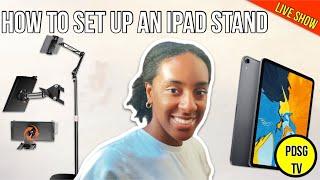 How To Set Up An iPad Stand: unboxing package | Tune in | PDSG TV