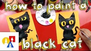 How To Paint A Black Cat