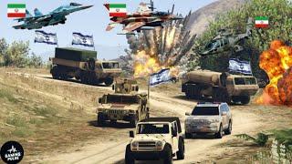 Irani Fighter Jets, Drone & Helicopters surprise attack on Military convoy -GTA V