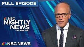 Nightly News Full Episode - Jan. 29