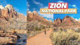 A Relaxing Day in Zion National Park | Pa'rus Trail & Emerald Pools