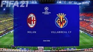 FIFA 2.0  Ac Milan vs Villarreal  champions league group stage