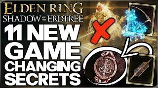 Shadow of the Erdtree - 11 New INSANE DLC Secrets & Hidden Weapon Things You MISSED - Elden Ring!