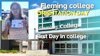 Fleming college orientation Day//peterborough// first day// sutherland campus