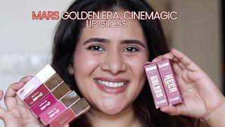 MARS Golden Era Cinemagic lip gloss review & swatches |DrSmileup|