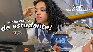 rotina REAL de uma estudante ️| estudo, trabalho… *narrado*