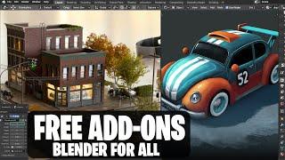 10 Best Free Blender ADD-ONS!