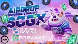 REAL OR FAKE? Community Gaming Claim Airdrop Listing Date $CGX Token!Forkast.gg 