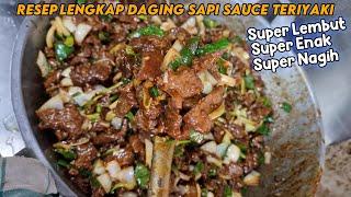 AKHIRNYA... RESEP DAGING SAPI SAUCE TERIYAKI GUE KELUAR...  || PASTI KETAGIHAN !!!