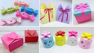 5 ways to make a cute gift box – Instructions on how to fold a gift box – DIY How to make a Gift Box