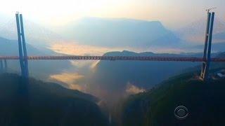 World's tallest bridge opens in China