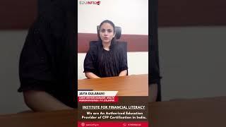 Testimonial by our student Jaya Gulabani who achieved CFP Certification through Challenge status