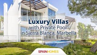 Luxury Villas with Private Pool in Sierra Blanca, Marbella | Spain Homes ®