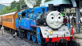 Riding a Real Thomas the Tank Engine in Japan | Oigawa Railway "Day Out With Thomas"