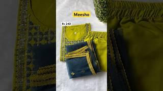 #trending I purchased this Kurti Set from Meesho at Rs 240 #meesho #ytshorts