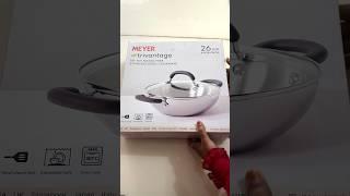 Meyer trivantage kadai Unboxing | Nickel Free | Triply Kadai | Healthy kitchen Cookware #shorts