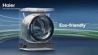 Experience the future of laundry with the Haier Color AI Front Load Washing Machine