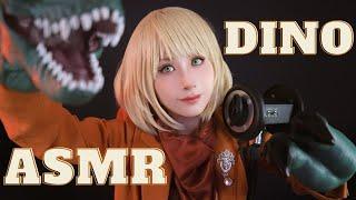 【ASMR】The dino have arrived Leon help Ashley️