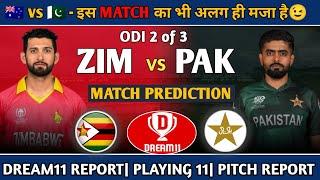 ZIM vs PAK 2nd ODI || ODI 2 of 3 || Pakistan Tour Of Zimbabwe || 26th November 2024||