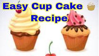 How to Make Cup Cake  at home