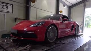 2023 Porsche 718 Boxster 4.0 GTS Mar's ECU Tune Dyno Test 381WHP, 42Tq! 45~47WHP, 5~6Tq Up!