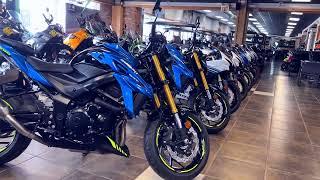 Suzuki GSX-S 750 in Triton Blue and Glass Sparkle Black! A Beautiful Naked Motorcycle!