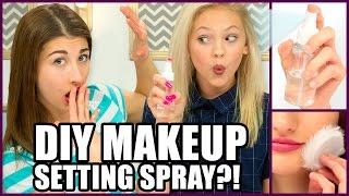 DIY Makeup Setting Spray? - Makeup Mythbusters w/ Maybaby and Jordyn Jones