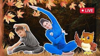 Autumn Yoga for Kids LIVE! Cozy Cosmic Kids Adventures 