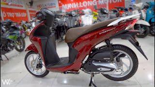 Honda VISION 110i Phone Charger 2023 - Red Brown - Full Specs & Walkaround