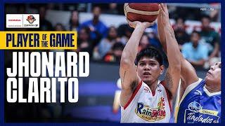 Jhonard Clarito SHOWS STRENGTH for Rain or Shine vs Magnolia  | GAME 3 QF HIGHLIGHTS