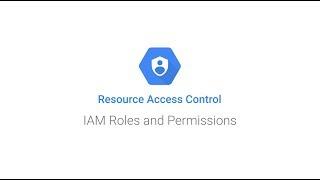 Resource Access Control IAM Roles and Permissions