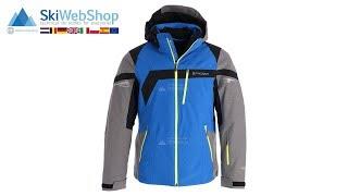 Spyder Titan blue/grey/yellow | Ski jacket men | SkiWebShop