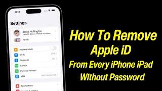 Remove Apple iD From.Every iPhone Without Password Without Computer 2024