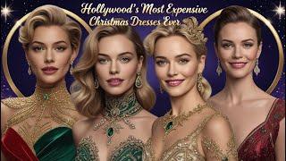 Hollywood's MOST EXPENSIVE Christmas Dresses EVER