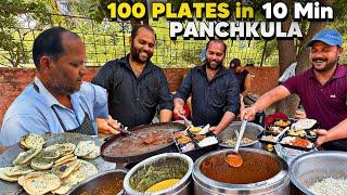 Panchkula Food Tour | Punjabi Dhaba and Chole Kulche | Street Food India | Oyefoodiesingh