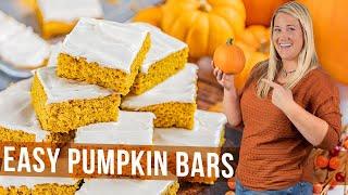 Easy Pumpkin Bars