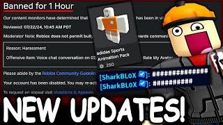 1 HOUR BANS!? NEW ANIMATIONS & EMOTES ARE HERE! ROBLOX CHAT PROBLEMS & MORE! (ROBLOX NEWS)