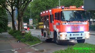 + UNWETTER + Massive Wassermassen fluteten in Pfullingen + Reutlingen etliche Gebäude [Großeinsatz]