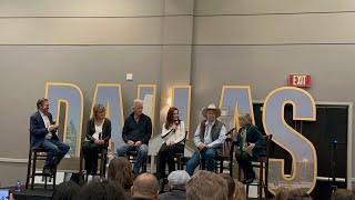 Dallas 2024 Full Panel Patrick Duffy , Linda Gray , Priscilla Presley ,Steve Kanaly, Charlene Tilton