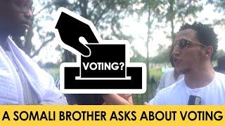 A Somali Brother Asks Shamsi About Voting | Speakers Corner Shamsi