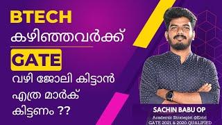 What is the  PSU cutoff through GATE exams | GATE 2022 Qualifying Marks | മലയാളം