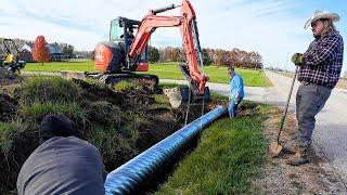 Neighborhood DIY! New Culvert Will Make MOWING Easy!1