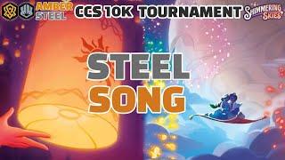 🟡AMBER STEEL SONG Takes 1st Place at $10k Lorcana Event | Best Meta Decks | Shimmering Skies Set 5